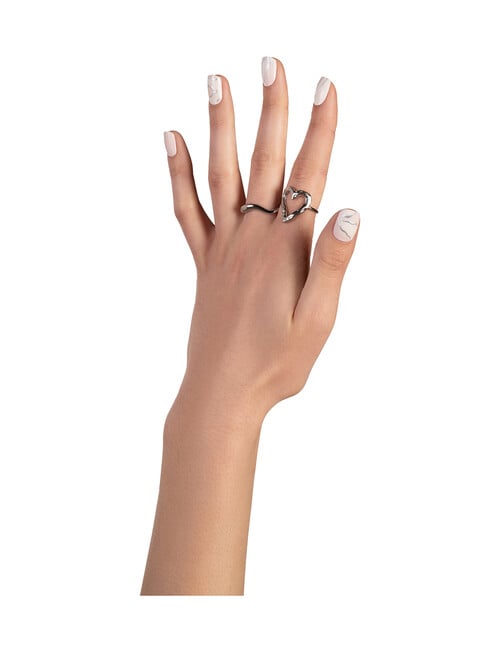 Depend Gel iQ GELiQ Gel Nail Strips, Silver Lining product photo View 02 L