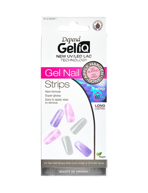 Depend Gel iQ GELiQ Gel Nail Strips, Dusky Twilight product photo