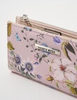 Pronta Moda Floral Med Wallet, Pink product photo View 05 S