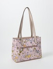Pronta Moda Floral Tote Bag, Pink Floral product photo View 02 S