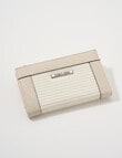 Pronta Moda Seagrass Wallet, Bone product photo