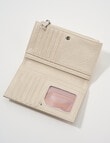 Pronta Moda Seagrass Wallet, Bone product photo View 03 S