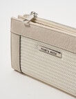 Pronta Moda Seagrass Wallet, Bone product photo View 05 S