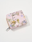 Pronta Moda Floral Small Wallet, Pink product photo
