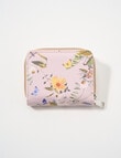 Pronta Moda Floral Small Wallet, Pink product photo View 02 S