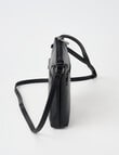 Pronta Moda Rivet Detail Small Crossbody Bag, Black product photo View 04 S