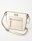 Pronta Moda Seagrass Crossbody Bag, Bone product photo View 03 S