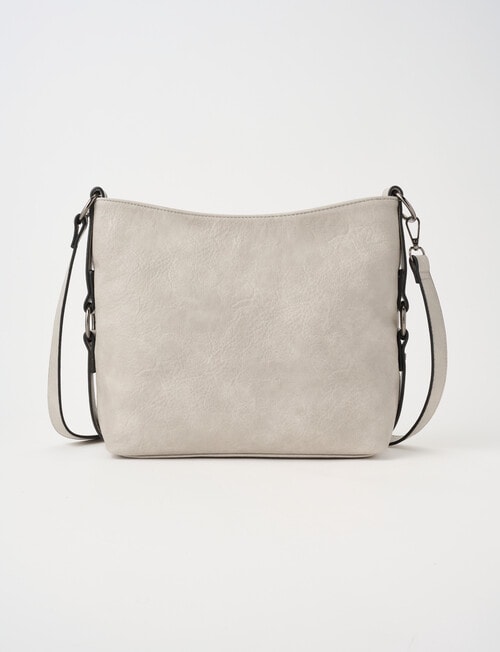 Pronta Moda Stitch Rivet Shopper Bag, Biscuit product photo View 02 L