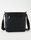 Pronta Moda Geometric Crossbody Bag, Black product photo View 02 S