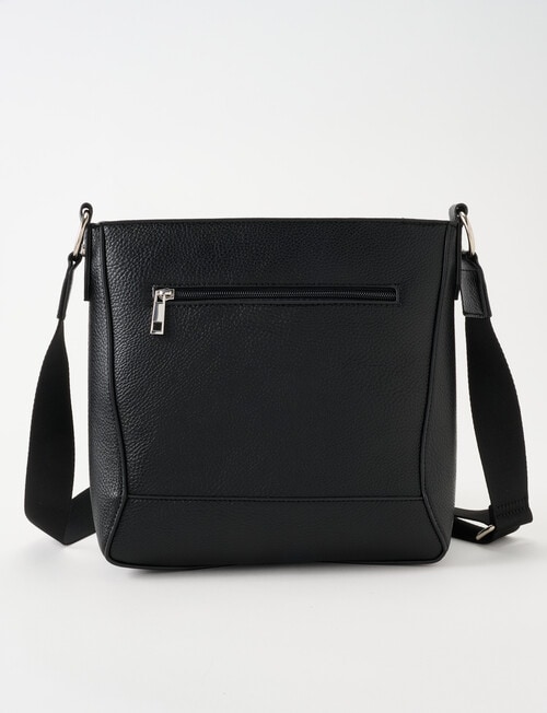 Pronta Moda Geometric Crossbody Bag, Black product photo View 02 L