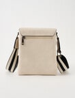 Pronta Moda Multi Comp Crossbody Bag, Bone product photo View 02 S