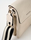 Pronta Moda Multi Comp Crossbody Bag, Bone product photo View 05 S