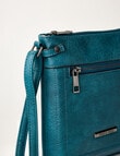 Pronta Moda Rivet Detail Small Crossbody Bag, Blue product photo View 04 S