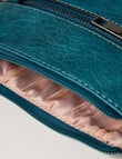 Pronta Moda Rivet Detail Small Crossbody Bag, Blue product photo View 05 S
