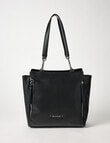 Pronta Moda Chain Detail Tote Bag, Black product photo View 03 S