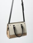 Pronta Moda Multi Colour Shopper Bag, Bone product photo View 04 S