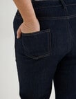 Denim Republic Curve Skinny Crop Pants, Dark Rinse product photo View 05 S
