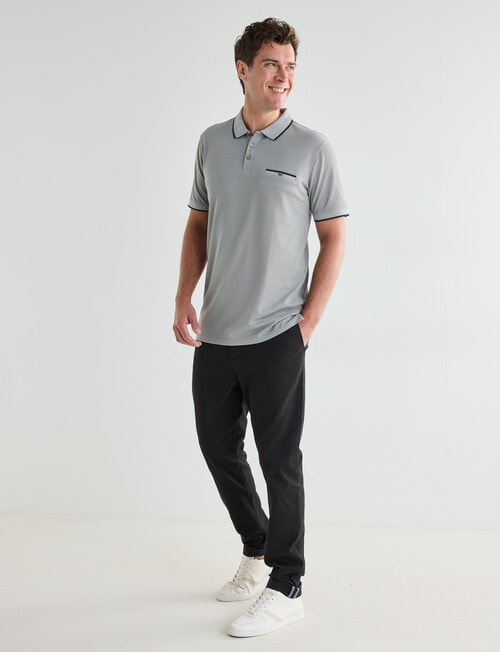 Gasoline Jacques Polo Shirt, Khaki product photo View 03 L
