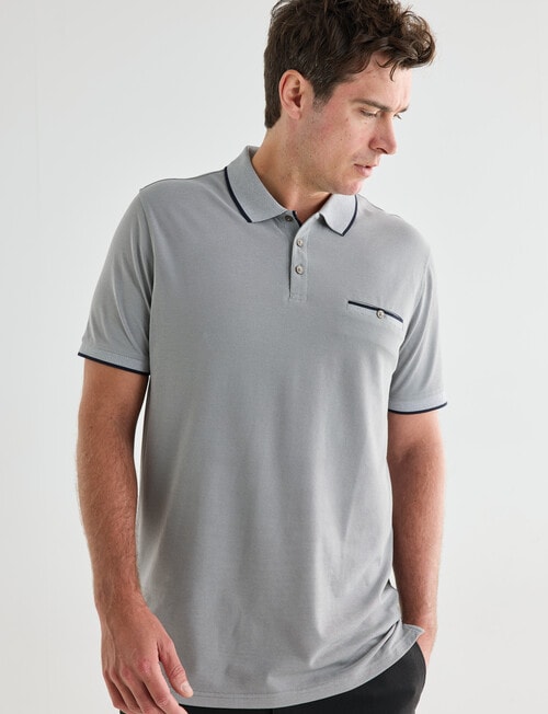 Gasoline Jacques Polo Shirt, Khaki product photo View 04 L