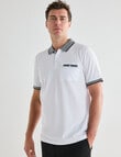 Gasoline Jacques Polo Shirt, White product photo