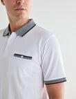 Gasoline Jacques Polo Shirt, White product photo View 05 S