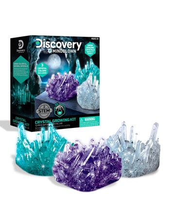 Discovery #Mindblown Lab Crystal Growing Kit, 12-Piece product photo