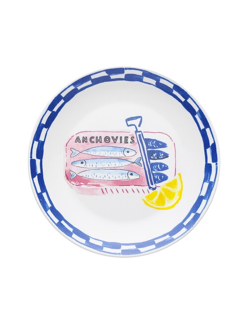Porto Positano Side Plate, 20cm, Anchovies product photo
