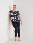 Studio Curve Graphic Print Shell Top, product photo View 03 S