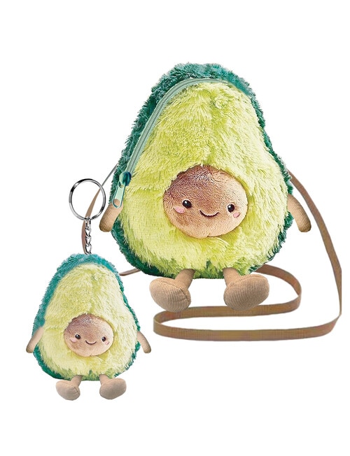 Hot Focus Fuzzy Crossbody Keychain, Avo product photo