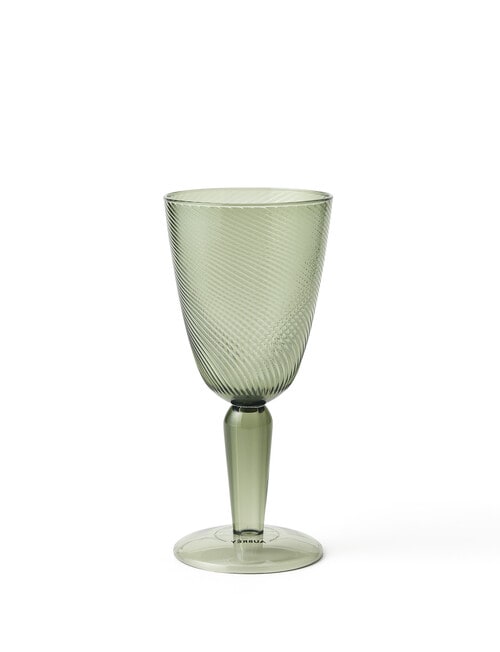 Aubrey Verde Wine Glass, 410ml, Green product photo