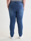 Denim Republic Curve Skinny Jeans, Mid Wash product photo View 02 S