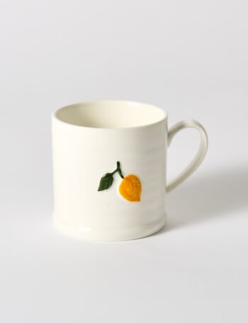 Bosa Coastal Lemon Mug, 12cm, Cream product photo
