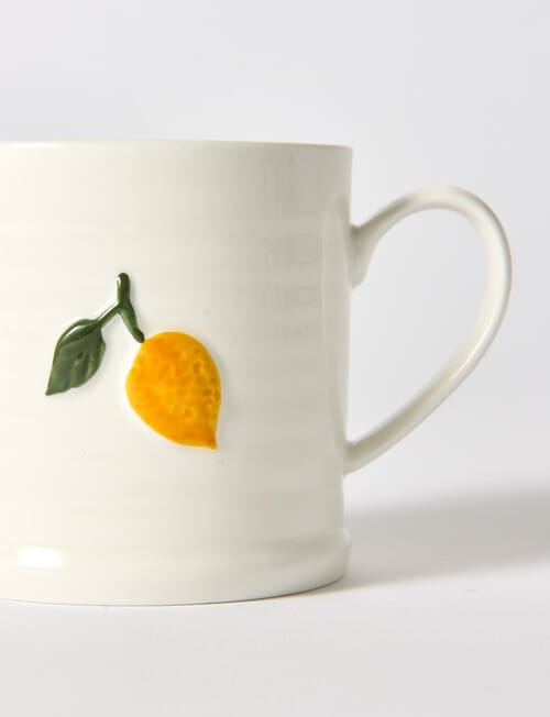 Bosa Coastal Lemon Mug, 12cm, Cream product photo View 03 L