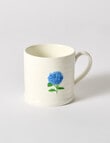 Bosa Coastal Hydrangea Mug, 12cm, Cream product photo