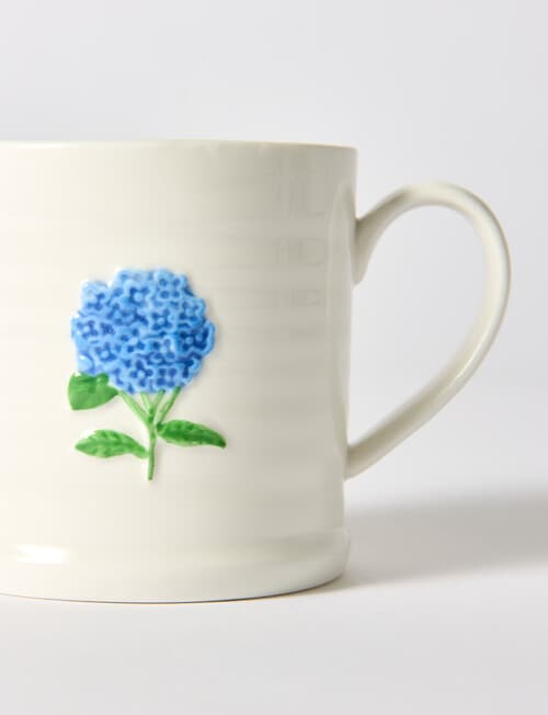 Bosa Coastal Hydrangea Mug, 12cm, Cream product photo View 03 L
