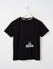 No Issue Kiwi NZ Deboss Short Sleeve Tee, Black product photo