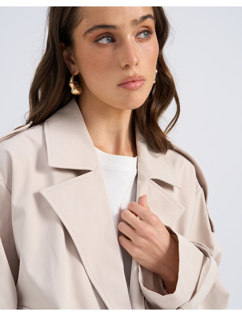 Vero Moda Manonclara Cropped Jacket, Oatmeal product photo View 07 L