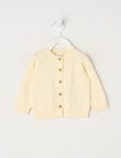 Little Bundle Knit Cardigan, Vanilla product photo