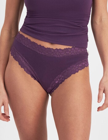 Jockey Woman Paris Cotton Gee Brief, Deep Fuchsia product photo