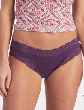 Jockey Woman Paris Cotton Bikini Brief, Deep Fushcia product photo