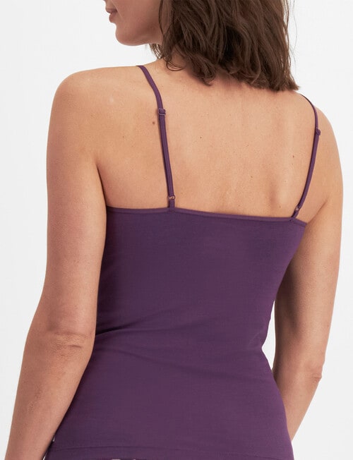 Jockey Woman Pari Cotton Cami, Deep Fuchsia product photo View 03 L