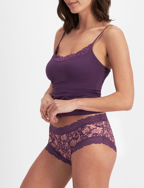 Jockey Woman Paris Micro Boyleg Brief, Night Garden product photo View 02 L