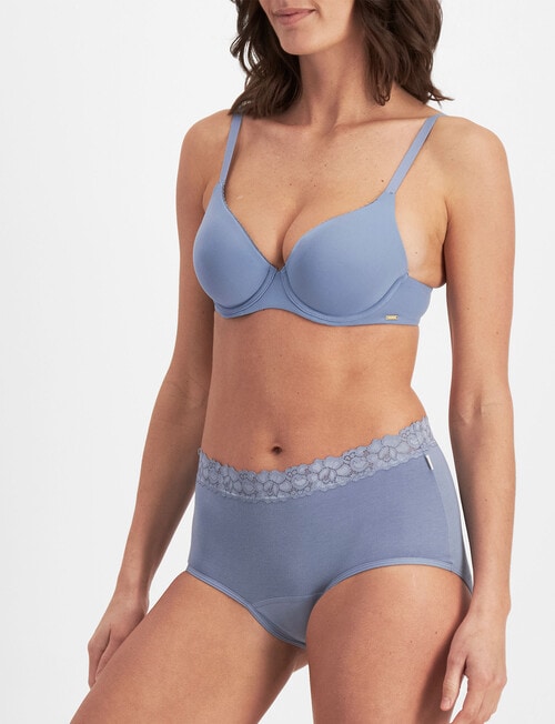 Jockey Woman Paris Free Full Brief, Smokey Blue product photo View 02 L