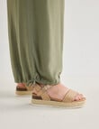 Studio Curve Ruched Waist Pants, Olive product photo View 05 S