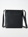 Pronta Moda Tab Med Crossbody Bag, Black product photo View 02 S