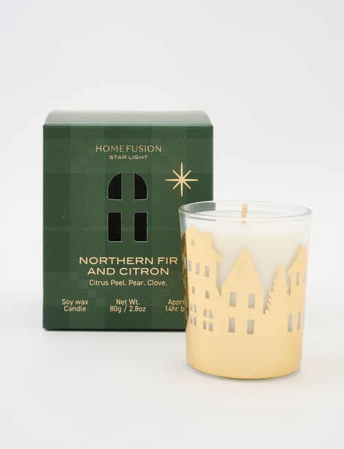 Home Fusion Starlight Candle, Northern Fir & Citron product photo