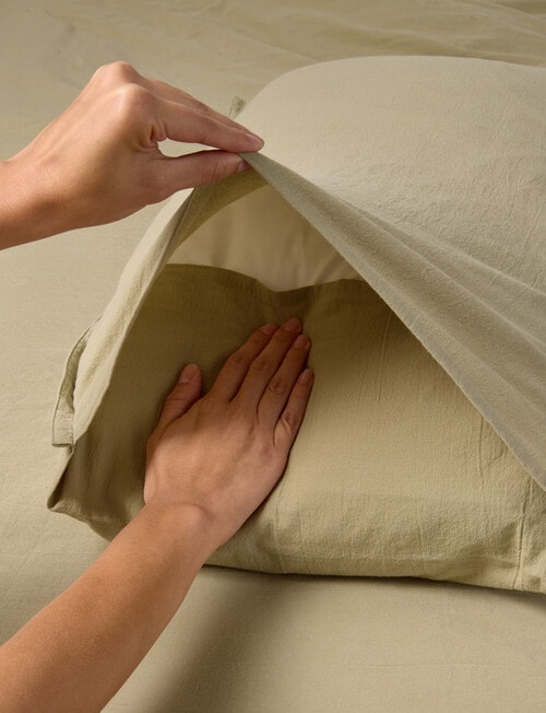 Haven Stone Wash Duvet Cover Set product photo View 04 L