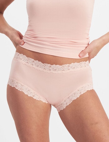 Jockey Woman Paris Bamboo Boyleg Brief, Melting Blush product photo