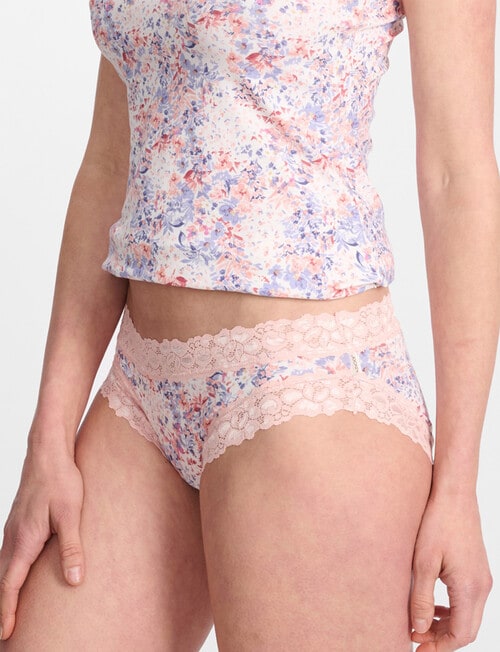 Jockey Woman Paris Cotton Bikini Brief, Petal Wash product photo View 02 L
