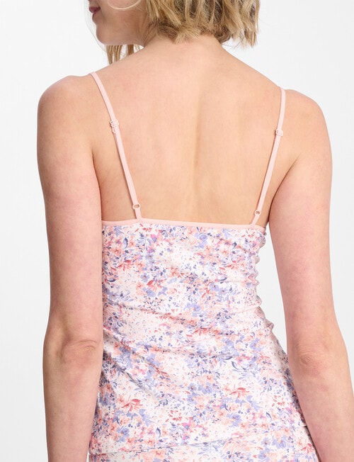 Jockey Woman Paris Cotton Cami, Pink Petal Wash product photo View 03 L